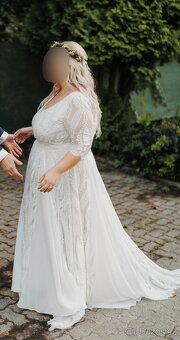 Svatební šaty MiaBella (plus size) - 5