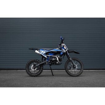 Pitbike Leramotors Shark 125ccm, el. start, modry - 5