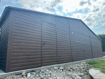 Plechová garáž 9x5m - 5