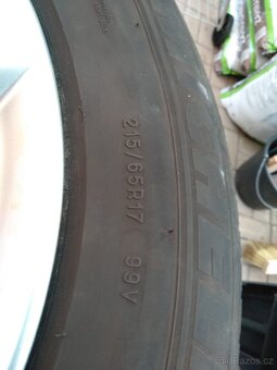 Kola orig. OPEL GRANDLAND X, 215/65/17, letní gumyletní gumy - 5