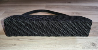 Dámská černá společenská kabelka psaníčko - 5