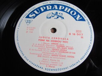 LP Judita Čeřovská - Písně na dobrou noc - 5