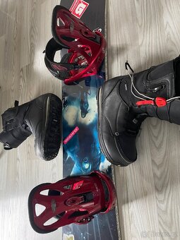 Snowboard Sims 160 cm + vázání Burton  + boty Burton 45-46 - 5