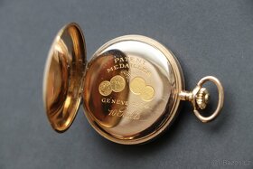 Zlaté švýcarské hodinky Le Parc PatenteMedaille,Geneve 1896 - 5
