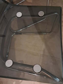 Skleněný stůl Ikea a 4 židle Tobias - 5