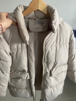 Dětská zimní bunda Zara pro holku 9-10 let - 5