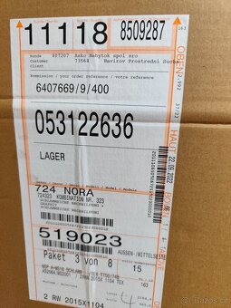 Sestava ložnice Nora, bílá/grafitová - 5