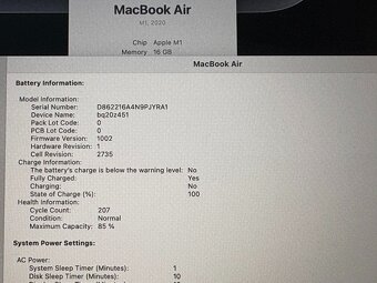 MacBook Air 2020 – 16GB RAM, 256GB SSD - 5