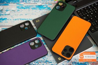 Pouzdro s koženkovými zády pro Xiaomi, Redmi a Poco - 5