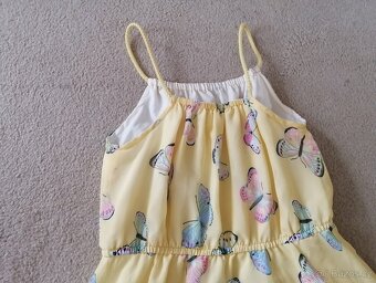 Šaty motýl na ramínka H&M vel.134 - 5