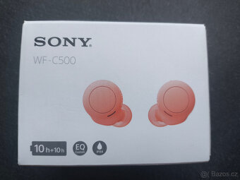 Nová sluchátka Sony WF-C500 oranžová - 5