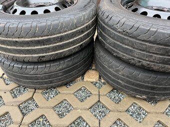 4x disky Vito / Viano 5x112 R16, C letní pneu 80% - 5