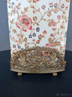 Secesní porcelánová váza, značená - 5