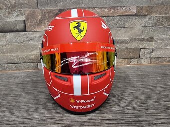 HELMY Ferrari 1:2 Leclerc -orig.podpisy,Sains - 5