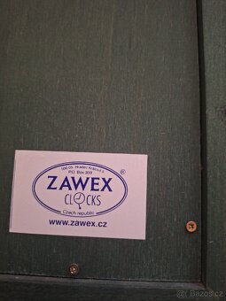 Hodiny + teploměr dřevo - 5