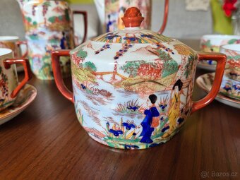 Japonský porcelán - čajový set - 5