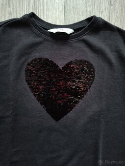 Mikinové šaty vel. 134/140 - 5