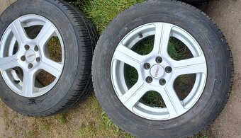 Alu kola 5x100 R15 s letními pneu - 5