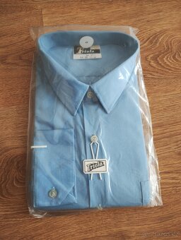 RETRO uniformy ČSAD s visačkami a odznaky-nález z půdy - 5