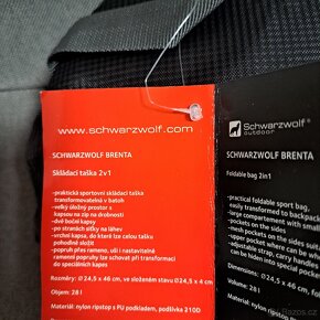 Sportovní taška/batoh 2v1  Nová - 5
