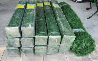 Plotová zástěna syntetická dekorační - 5