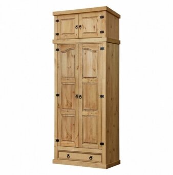 Dřevěná skříň 2dveřová CORONA vosk 162820 - 5