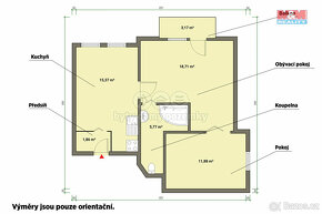 Pronájem bytu 2+1, 50 m², Mariánské Lázně, ul. Hlavní třída - 5