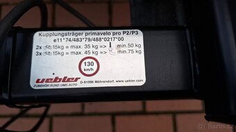 Nosič kol na tažné zařízení Uebler. - 5