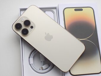APPLE iPhone 14 Pro MAX 256GB Gold - ZÁRUKA - TOP STAV - 5