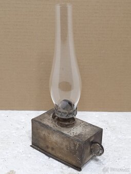 Retro petrolejová lampa ČSD - ČSSR - 5