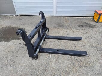 Manipulační lehké paletizační vidle, sklopné pro malotraktor - 5