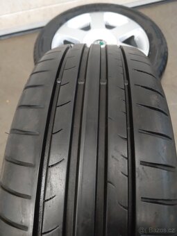 Alu ŠKODA 16" + pneu SUPER stav,originál. - 5