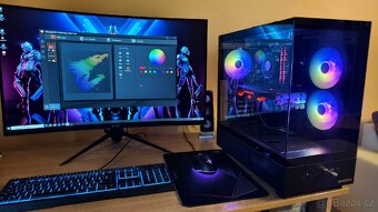 Herní počítač i3 14100f/5700xt/16DDR4/SSD win11. Záruka - 5
