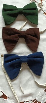 Motýlek pánský samet 3x PRODÁM - 5