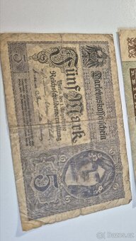 Staré německé bankovky 3x - 5