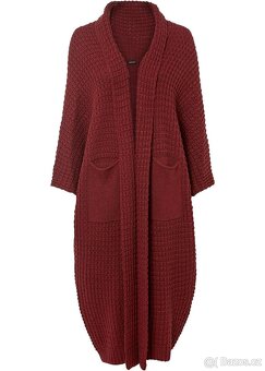 Svetrový delší kabátek vel.48-52 - 5