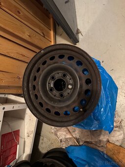 Plechové disky Mercedes W201 190e 5x112 6x15 - 5