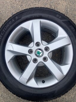 Alu 5x112 r16,Škoda Octavia 2, 205/55 16-6mm - 5