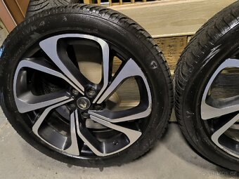 ALU kola Renault Scénic 5x114,3 r20 Originál,pneu 6mm+TPMS - 5