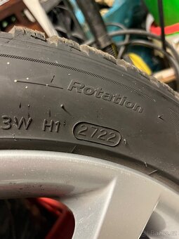 Originál bmw alu na zimních pneu - 5