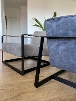 Designové křeslo - inspirace Poliform Gaston - 5