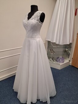 Svatební šaty velikost 38,40. - 5