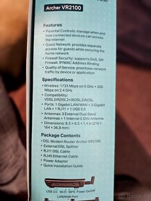 Wifi modem TPLink VR 2100 - v záruce - 5