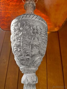 Starozitna lampa, samostatne stojici - 5