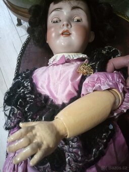 Velká panenka s porcelánovou hlavou - 5