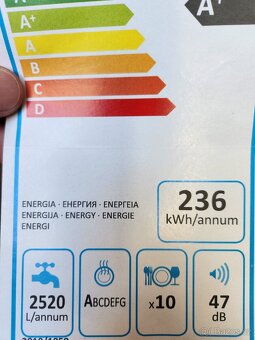 Prodám zachovalou myčku Beko šíře 45cm - 5