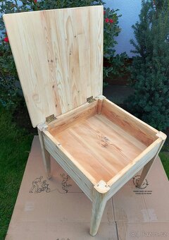 Stolička (štokrle) renovovaná 47x47x50cm - 5