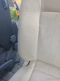 Vyhřívané béžové polosport sedačky Golf IV Bora combi - 5