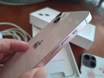 iPhone 13, Růžový, 128 GB, Top stav, 96 % baterie - 5