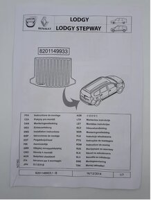 vana do kufru Dacia Lodgy - 5